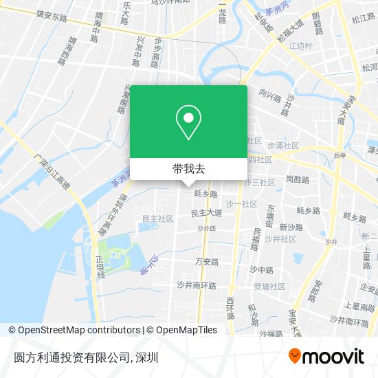 圆方利通投资有限公司地图