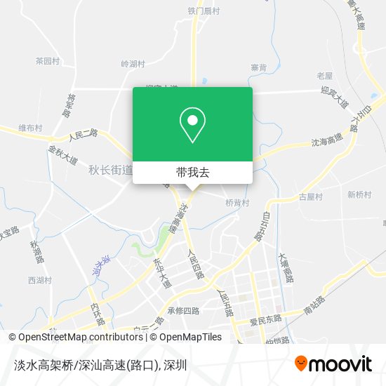 淡水高架桥/深汕高速(路口)地图