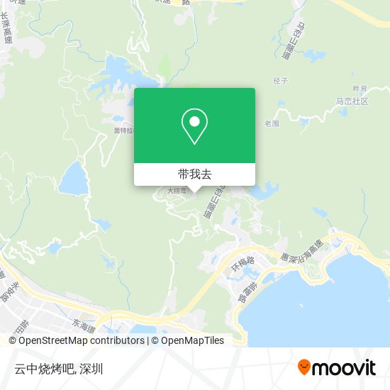 云中烧烤吧地图