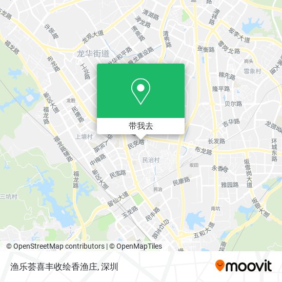 渔乐荟喜丰收绘香渔庄地图