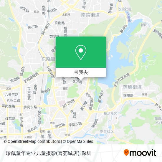 珍藏童年专业儿童摄影(喜荟城店)地图