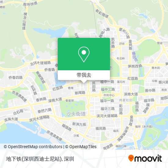 地下铁(深圳西迪士尼站)地图