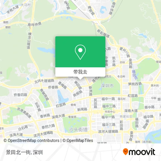 景田北一街地图