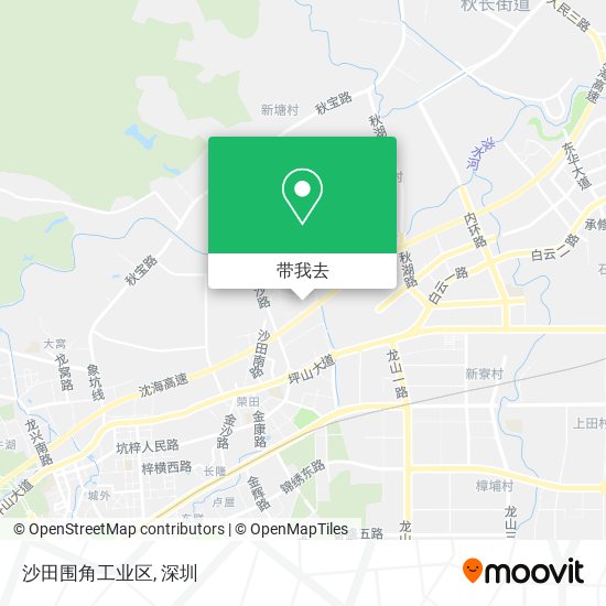 沙田围角工业区地图