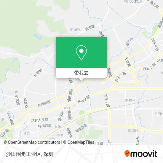 沙田围角工业区地图