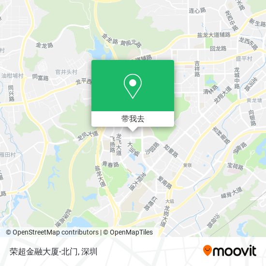 荣超金融大厦-北门地图