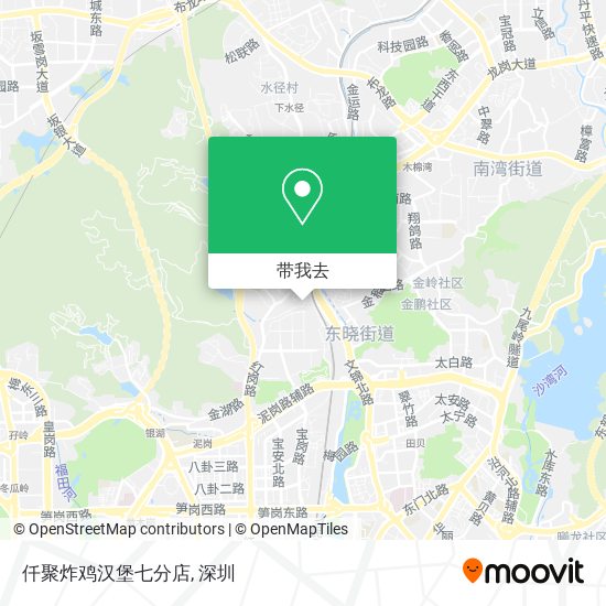 仟聚炸鸡汉堡七分店地图
