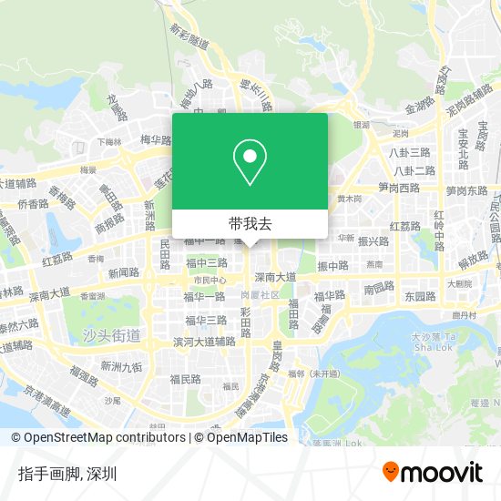 指手画脚地图