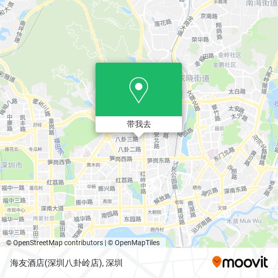 海友酒店(深圳八卦岭店)地图