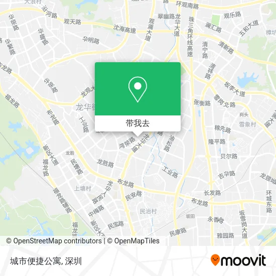 城市便捷公寓地图