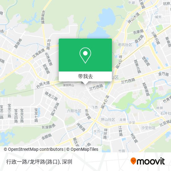 行政一路/龙坪路(路口)地图