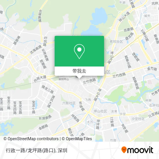 行政一路/龙坪路(路口)地图