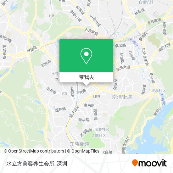水立方美容养生会所地图