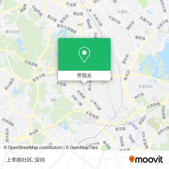 上李朗社区地图