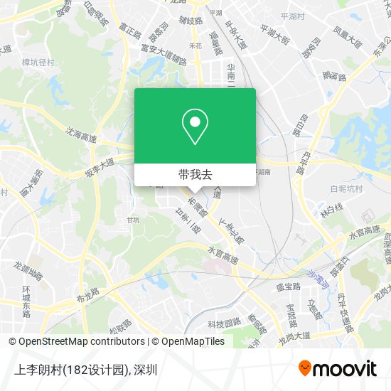 上李朗村(182设计园)地图