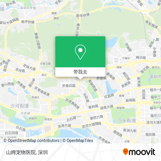 山姆宠物医院地图