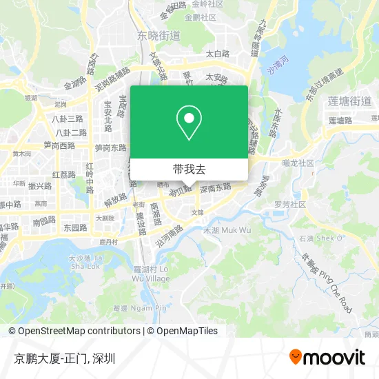 京鹏大厦-正门地图