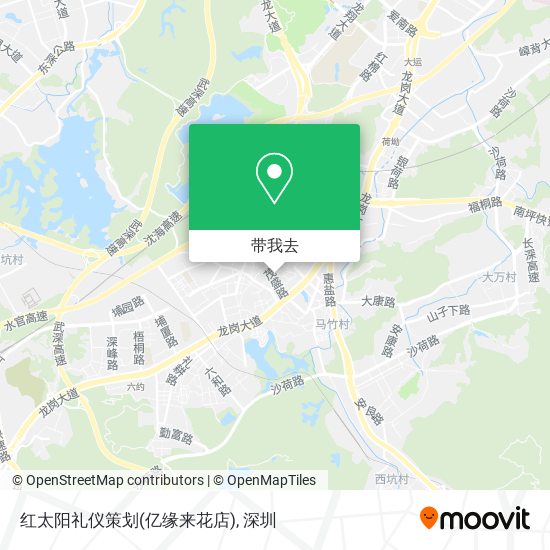 红太阳礼仪策划(亿缘来花店)地图