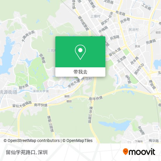 留仙学苑路口地图