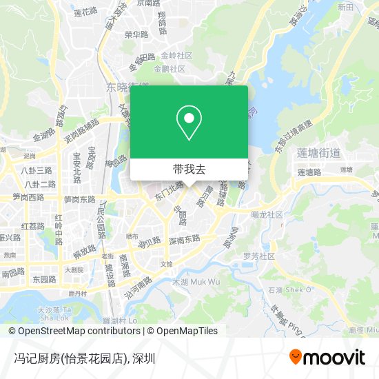 冯记厨房(怡景花园店)地图