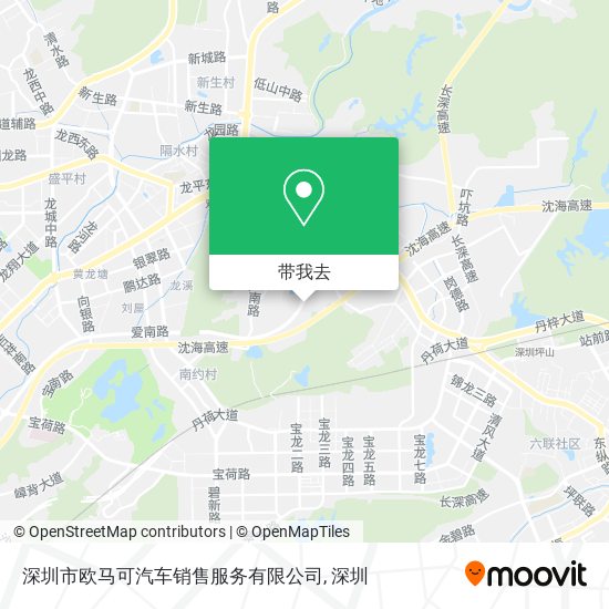 深圳市欧马可汽车销售服务有限公司地图