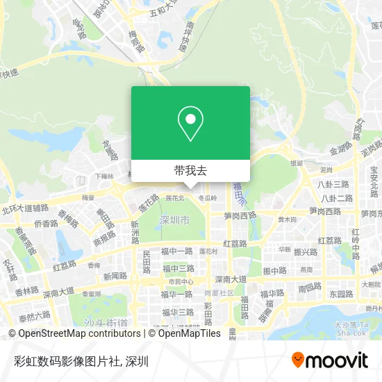 彩虹数码影像图片社地图