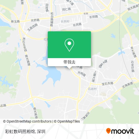 彩虹数码照相馆地图