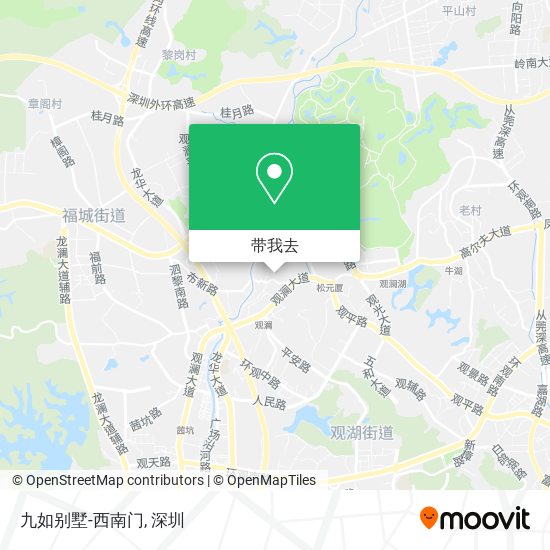 九如别墅-西南门地图