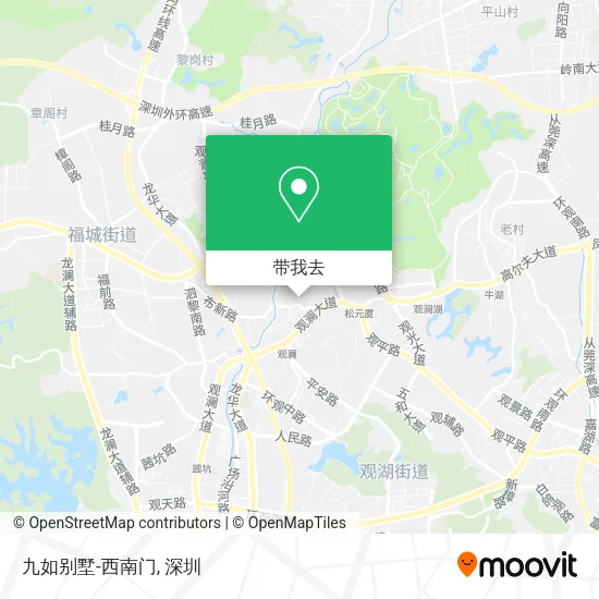 九如别墅-西南门地图