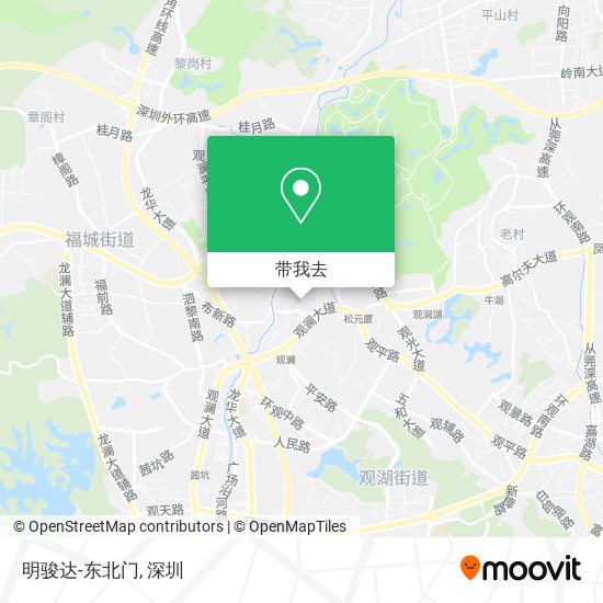 明骏达-东北门地图