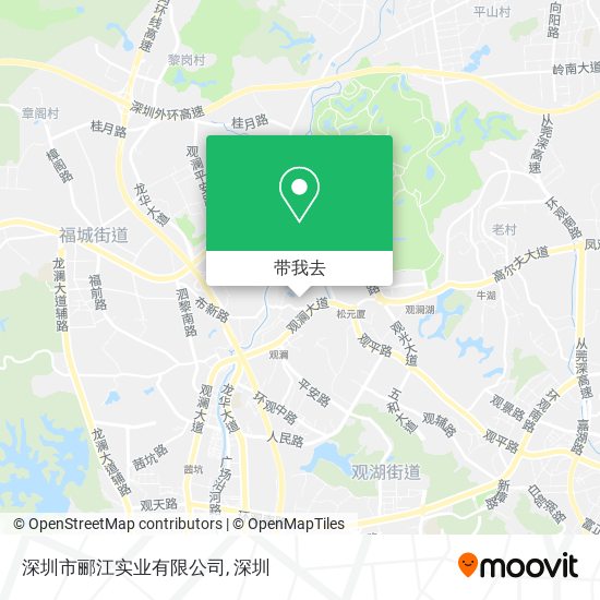 深圳市郦江实业有限公司地图