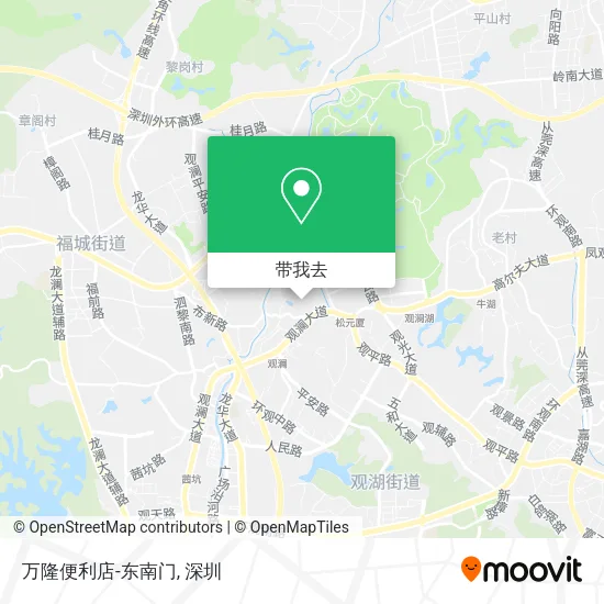 万隆便利店-东南门地图
