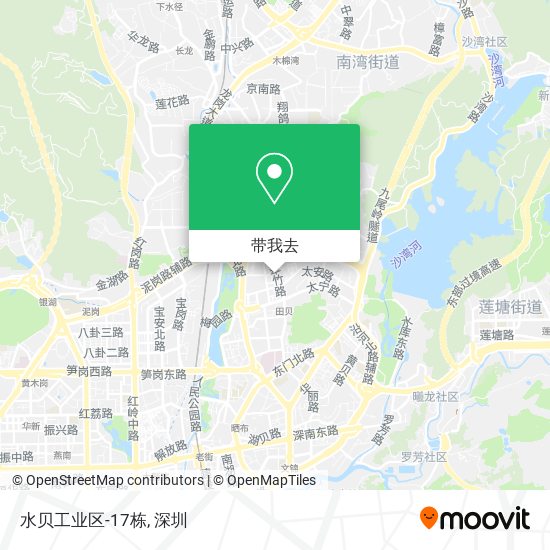 水贝工业区-17栋地图