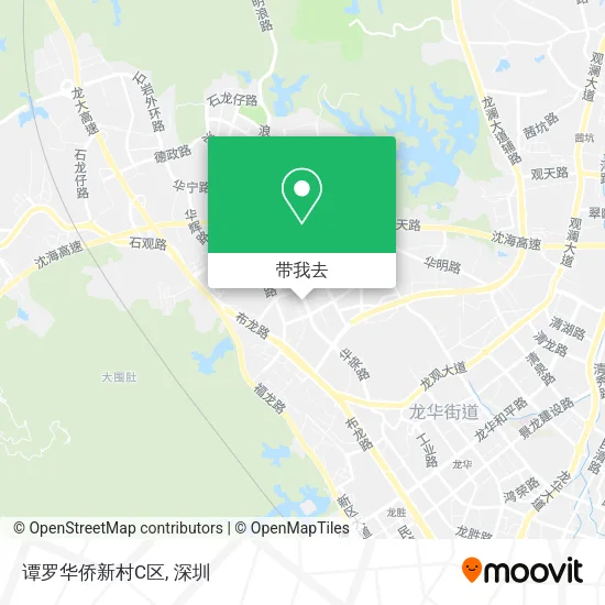 谭罗华侨新村C区地图