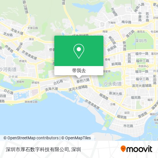 深圳市厚石数字科技有限公司地图