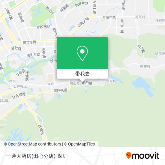 一通大药房(田心分店)地图