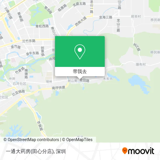一通大药房(田心分店)地图