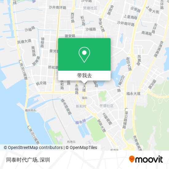 同泰时代广场地图