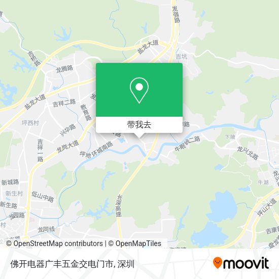 佛开电器广丰五金交电门市地图