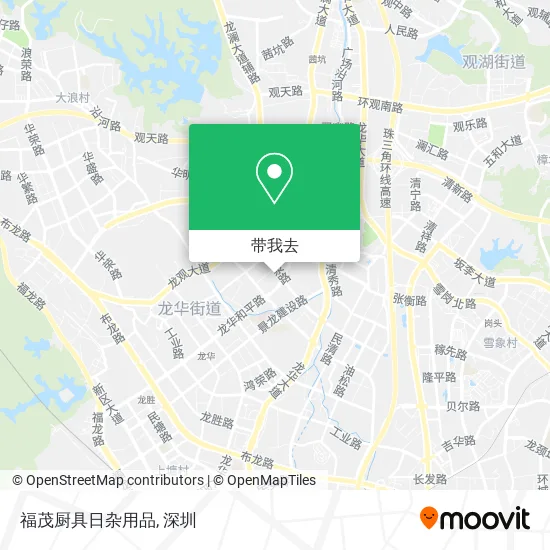 福茂厨具日杂用品地图