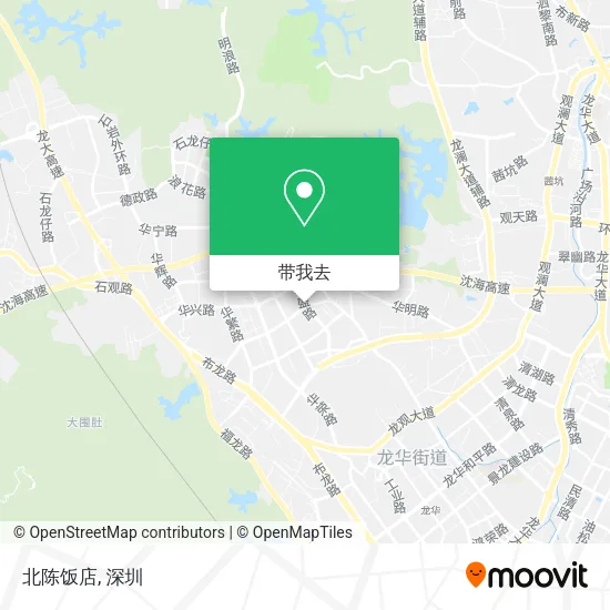 北陈饭店地图