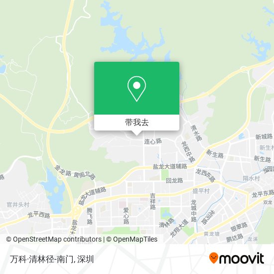 万科·清林径-南门地图