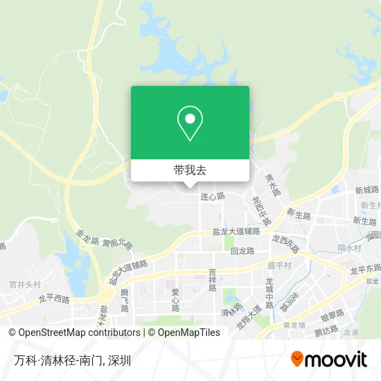 万科·清林径-南门地图