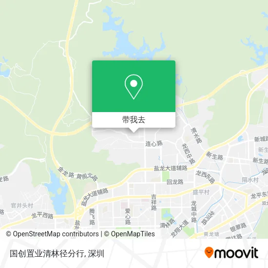 国创置业清林径分行地图