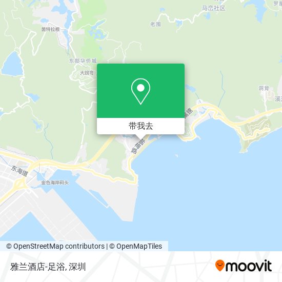 雅兰酒店-足浴地图
