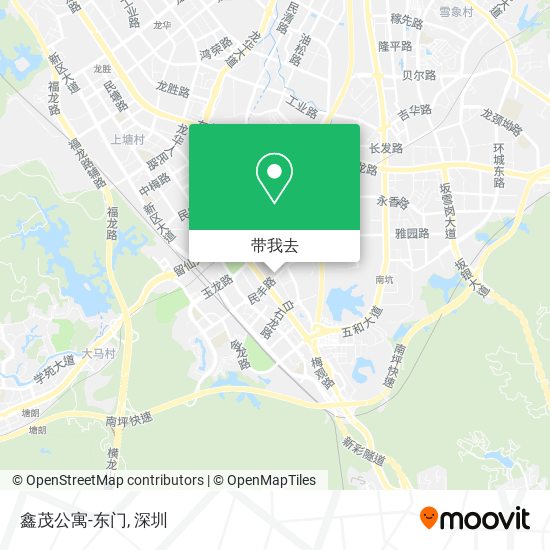 鑫茂公寓-东门地图