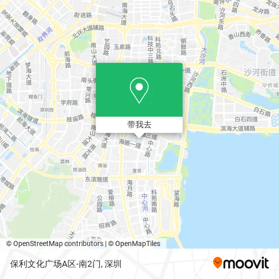 保利文化广场A区-南2门地图