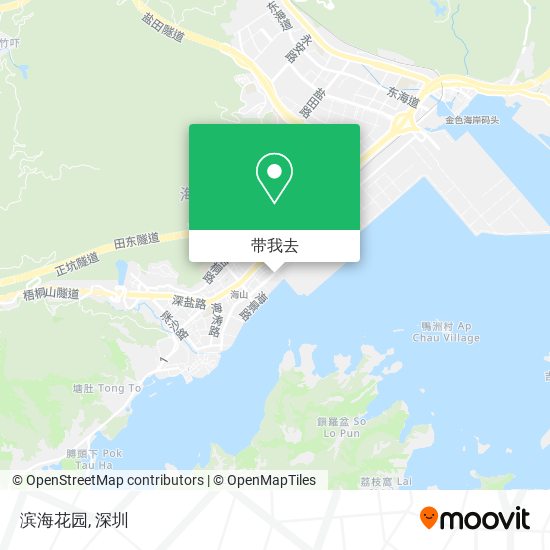 滨海花园地图