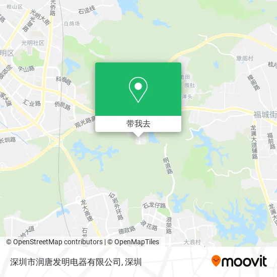 深圳市润唐发明电器有限公司地图