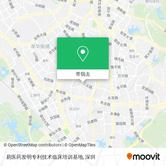 易医药发明专利技术临床培训基地地图